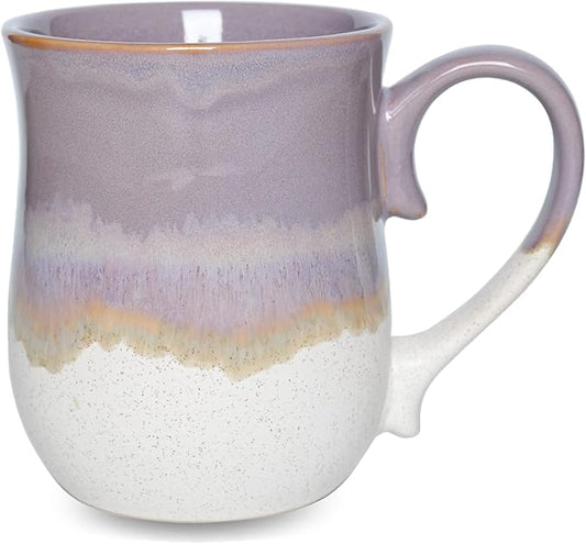 ABCMug Rustic Purple Reactive Glaze Ceramic Coffee Mug